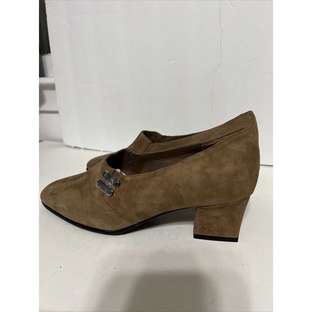 Karen Scott Women's Soft Step Shoe Booties Size 7 1/2 M, Riley, Suede Leather‎